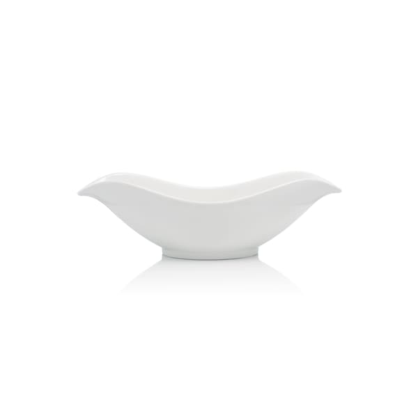 Bon Chef Melamine Petals Bowl 16" X 6 1/8" X 4 3/4" 2 Qt 53604White - main